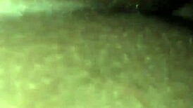 feeling intense passion fucking my ebony girlfriend on the car outdoors