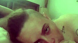 my big tit girlfriend deepthroats me just like i want, pleasing her friend too