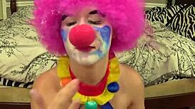 i fucked the clown girl and gave her a messy facial, it was so hot