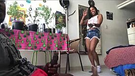 Brazilian Woman Visits Black Friend For Intense Monster Cock Action