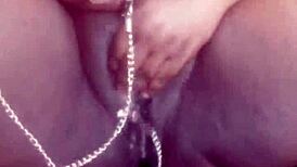 i ride the toy and squirt all over, my bbw body shaking.