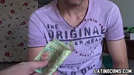 Young Amateur Latino Boy Paid for Bareback Anal with Gay Filmmaker