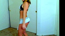 ashley winchester performs an erotic dance, captivating the audience with her moves