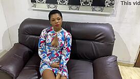 Yo, Blessing, you're so hot in this casting session! Let's see those fingers work, girl! 😍