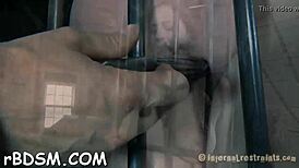 Brunette cutie's emotional release through gentle fingering of her tight pussy