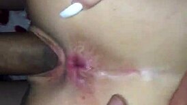 my lil slut bent over for doggystyle 😏