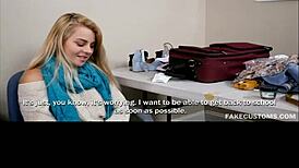 Blonde completes her full airport experience