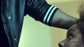 giovana bombom tied and dominated by nego catra giving blowjob 😈