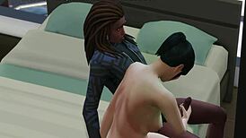 Janet Going For Seconds On That Big Black Cock With Dirty Talk