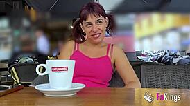 Nora Martin gets naked in Seville streets!