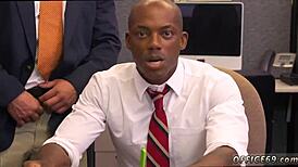 Emo Muscle Boy Engages in Intense Gay HR Meeting