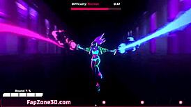 This 3D horny teen whore gets her wet pussy fucked in missionary 😏