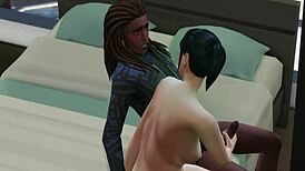 Janet Going For Seconds On That Big Black Cock With Dirty Talk