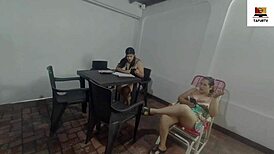 Neighbor girl seduces for a kiss - part 1.