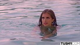 Emelie Seduces Roommate in Dorm