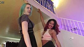 Who is taller, Lux Lives or Daisy Ducati in heels?