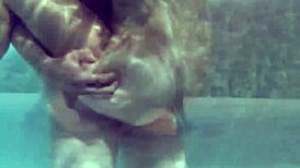 Asian Brunette Milf Gets Massaged And Fucked In Water