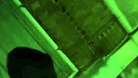 this milf on the street got a cigarette and flashed her shaved pussy