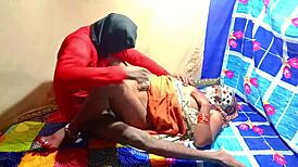 I got my big ass fucked in a threesome with amateurs in saree