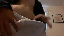 i'm so horny masturbating alone on webcam, stroking my twink cock until i cum