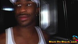 Small pussy gets stretched by massive black cocks