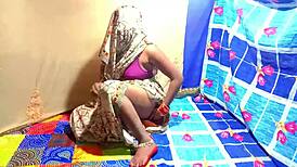 I got my big ass fucked in a threesome with amateurs in saree