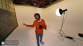 vrb gay muscle model michael boston wants to fuck new photographer vr porn bareback pov blowjob handjob riding cock