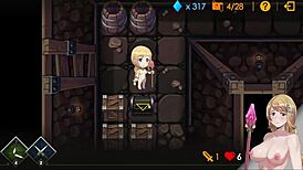 hgame-escape dungeon-莎莉絲．地牢脫出-3~鼠人幫莎莉絲剃掉陰毛後正常位中出