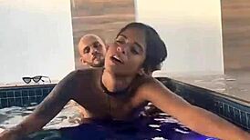 The hot girl came a lot on my big dick