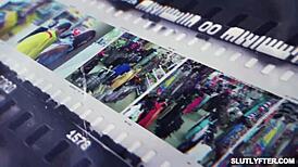 Kimmy Kim caught stealing! Offers officer Rion King her big tits and ass!