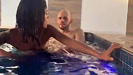 The hot girl came a lot on my big dick