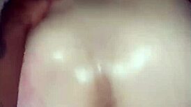 I slut out my white girl with a big black cock creampie in doggystyle