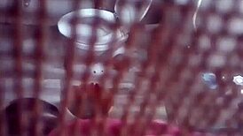 Caught Bathing Nude: Voyeur Spies On Indian Mother-In-Law In Bath