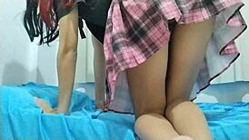 Colegial Safada Mostra Tudo Pra Câmera Com Intensidade!