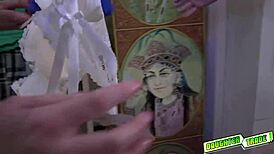 Hot Brunette Teen 18+ Spread Her Legs Exposing Her Pussy For