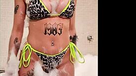 brenda in the bathtub, stripped naked after 😏