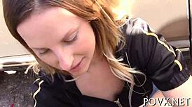 Alluring Slut Bent Over For Erected Cock Orgasm