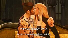 in this 3d hentai preview, the party turns into a gangbang with pussy licking and banging.