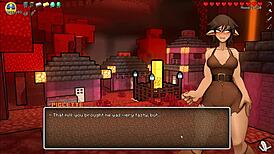 creeper girl and piglette gived me deepthroat blowjob in hornycraft