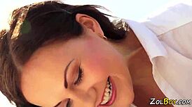 Dei meu c�zinho at� o talo gr�vida de nove meses