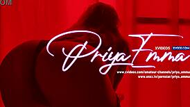 Indian Desi Priya Emma Teases with Big Boobs in Hot Dance Video Series.