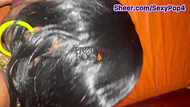 greedy teen girl deep throats thick cock and rides in interracial hardcore