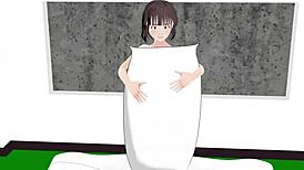 Japanese Hentai of naked bodies and softcore action graphically animated