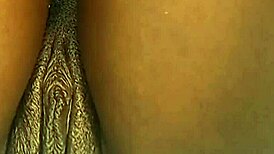 the huge dildo couldn't satisfy her, so she got a facial.