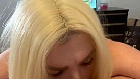 Chloedarkrose Performs Deepthroat Blowjob on Cock