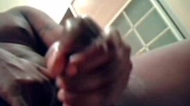 Black dick stroke and cum compilation