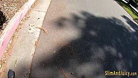 Hot Blonde Teen Rides Cock with Her Big Bubble Butt