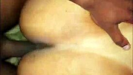 BBW Puta Takes Hard Cock Beating While Cuck Watches