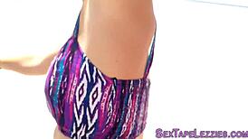 I'm a real lesbian makin homemade movie with oral and fingerin scenes