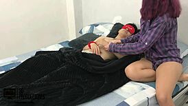 I handcuffed my stepbrother and had horny desire